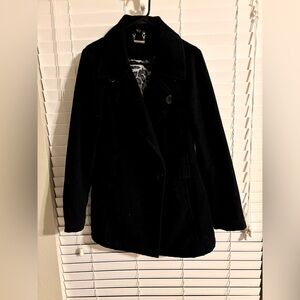 Gorgeous Vintage Jou~Jou PeaCoat - Black - Size XL